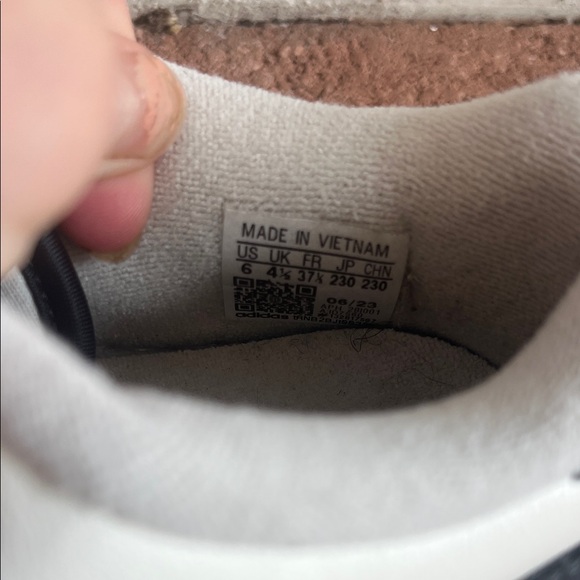 adidas Navy and White Sneakers - Picture 4 of 6